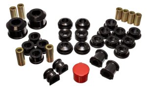 Acura RSX Suspension Bushing Kit - Front + Rear - Energy Suspension - Hyper-Flex Sets - Black - `02-`04 Acura RSX Suspension Bushing Kit - Front + Rear - Energy Suspension - Hyper-Flex Sets - Black - `02-`04